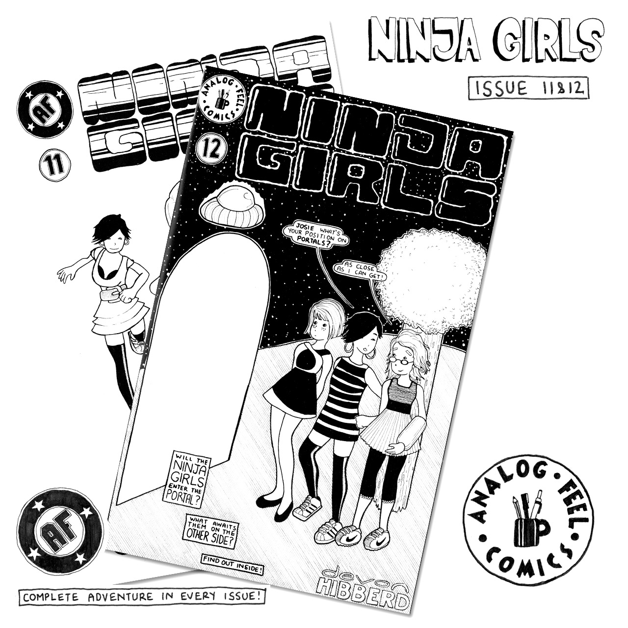 Ninja Girls #11 & #12 (combo)
